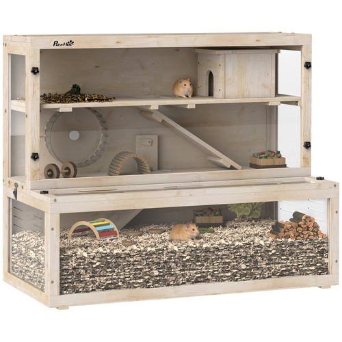 Hamsterkäfig aus holz 100 - hamsterkäfig, x