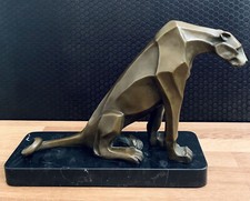 Bronzefigur Panther Raubkatze