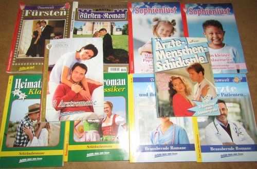 Romane 10x 3er - 30,