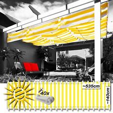 Sonnensegel gelb weiss ca