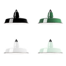 B-WARE Lampenschirm Emaille Industrielampe Fabriklampe Vintage 36cm