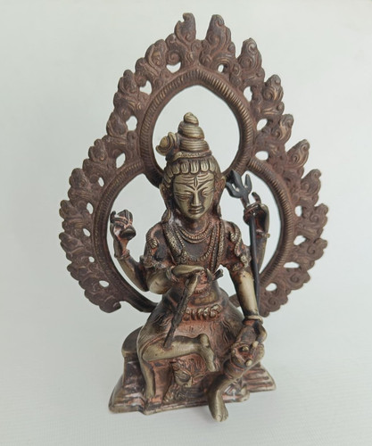 Nepalesisches windlicht bronze - nepalesisches,