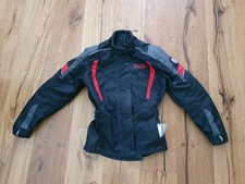 Fastway Jacke Damen S 38 Motorrad Protektoren Kleidung Textiljacke rot schwarz