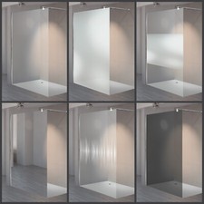 10 und 8 mm Walk in Duschwand ESG Glas Nano Dusche Duschkabine Duschabtrennung