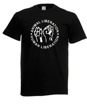 Herren T-Shirt I Animal Rights Liberation I Sprüche I Fun I Lustig bis 5XL 