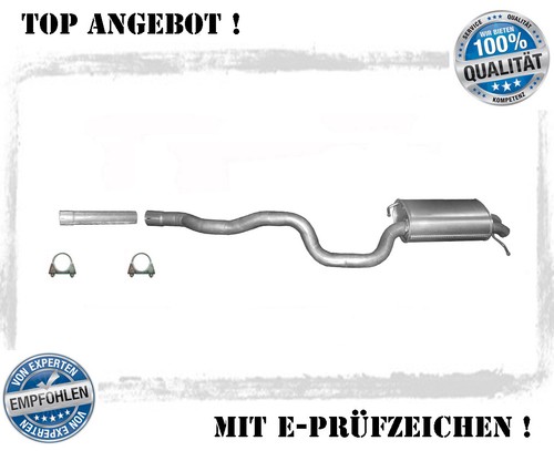 Endsachalldämpfer t6 - vw, t5,