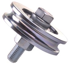 Metallrollen für Leine 6mm / 8mm / 10mm Laufrollen Schiebetor M10 Torrolle Ø58