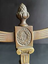 Jugendstil Art Deco Kerzenleuchter Bronze  Zweiarmiger Kerzenständer