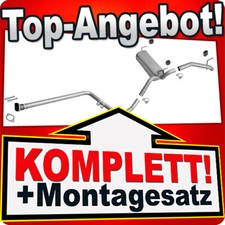 Auspuff mit Rohr Mitte für
