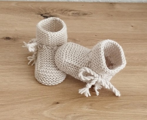 Babyschuhe gestrickt - babyschuhe,,