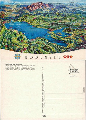 Ansichtskarte reliefkarte des - ansichtskarte,