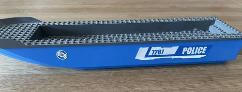 Lego polizeiboot blau ohne - blau;,