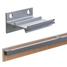 Holzabdeckung Befestigungshalterungen für Hercules Schiebetür Gleisset