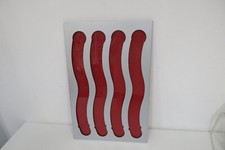 Nespresso Kapselhalter Metall - Silber - Rot  - Aufbewahrung  Wand - Halter