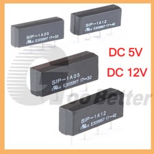 SIL-DIL-Reed-Relais DC 5V 12V Schließer = 1xEIN 4 Pin / SIP-1A05 SIP-1A12
