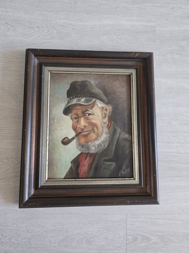 ölgemälde alter seemann mit - Ölgemälde,