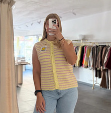 Strickweste gestreift Damen