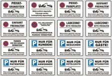 Verbotsschilder Halteverbot