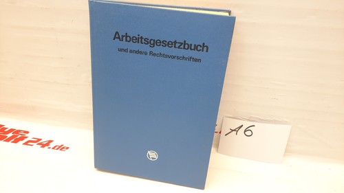 Arbeitsgesetzbuch ddr - arbeitsgesetzbuch,