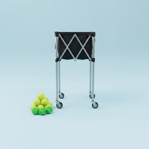 Faltbarer tennisballwagen - faltbarer,