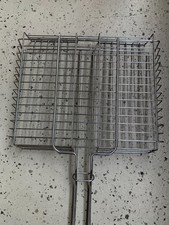 Grillkorb Grill Korb Grillgitter Grillwender Fleisch Fisch Gemüse