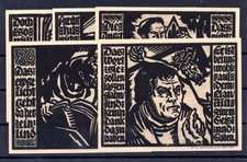 Erfurt 5 Scheine Notgeld ................................................2/29601