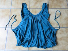 CORA KEMPERMAN,Top,Gr.XL,Petrol,Baumwolle Jersey,wandelbar,Lagenlook Traum