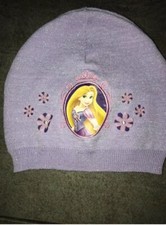 Disney Rapunzel Kinder Mütze Gr.51-53 Strickmütze Glitzer 3D Blumen H&M