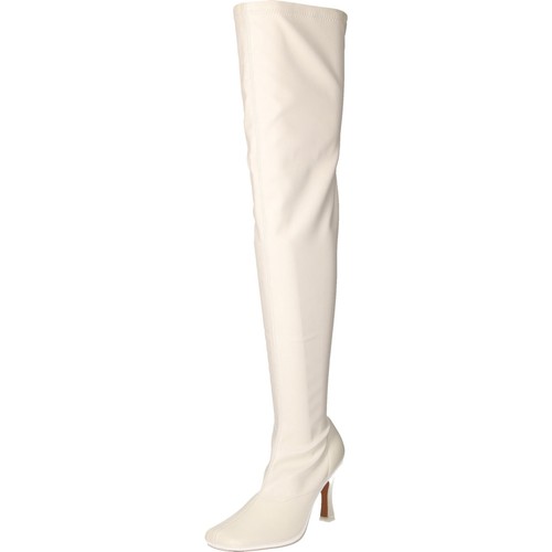 Weiße overknee stiefel - weiße,