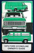 Owner's Manual Guide Betriebsanleitung 1979 Ford Econoline (USA)