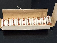 10 St. alte Auto Sicherungen 7x17  40A  NOS Keramik / Messingleiter Pudenz NOS