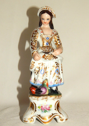 Porzellan figur junge - figur, frau