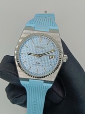 Handgefertigte Automatik Uhr NH35 - Seiko Uhrwerk - blaues Zifferblatt PRX Style