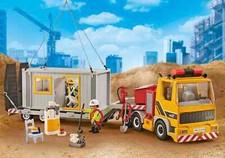 PLAYMOBIL 9898 City Action NEU OVP Tieflader mit Container Baustelle 