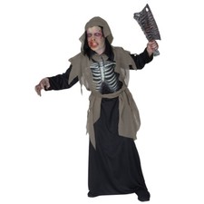 KINDER ZOMBIE KOSTÜM # Halloween Karneval Gevater Tod Untoter Jungen 3D Robe