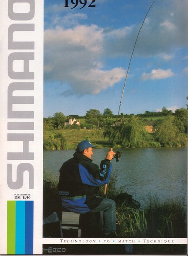 Shimano vintage angelkatalog - vintage,