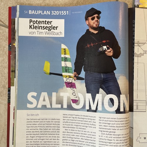Bauplan für segelflugzeug - bauplan,