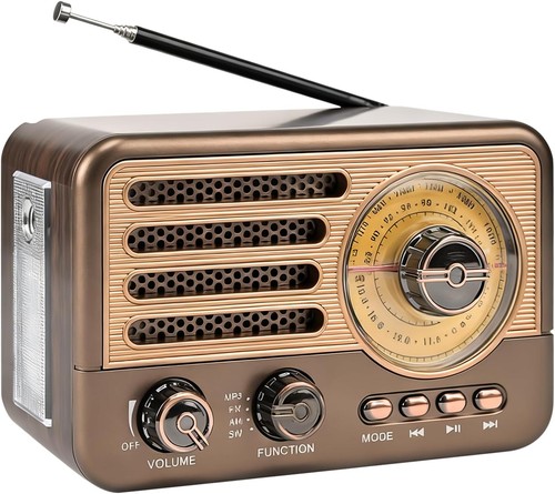 Retro radio mit - radio, bluetooth