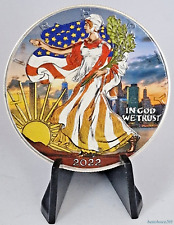 Silver Coin: 2022 American Eagle $1 in Color - 1oz Fine Silver 0,999.