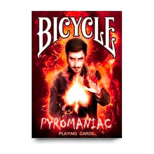 Bicycle pyromaniac playing - pyromaniac,