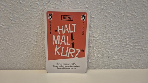 Halt mal kurz kosmos - halt,