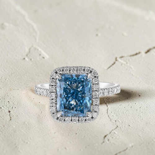 Lab grown diamond - diamond, 18k