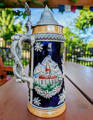 Steingut bierkrug mit - bierkrug,