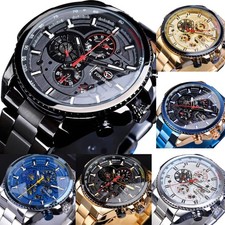 Luxus Herren Edelstahl Uhr