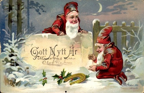 Glückwunsch neujahr - ak,