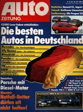Zeitschrift Auto Zeitung #25 von 1983 Audi Coupe Passat Lancia Fuego 928 S M 635