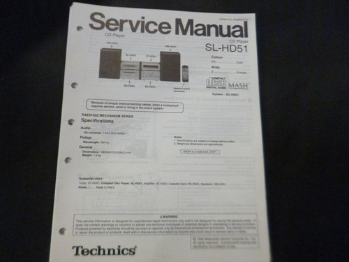 Original service manual - original,