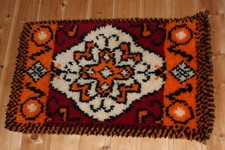 Wand-Teppich geknüpft - 0,58 m x 0,38 m