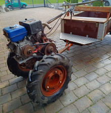 Hako Zweigangroller, Einachsschlepper mit Anhänger