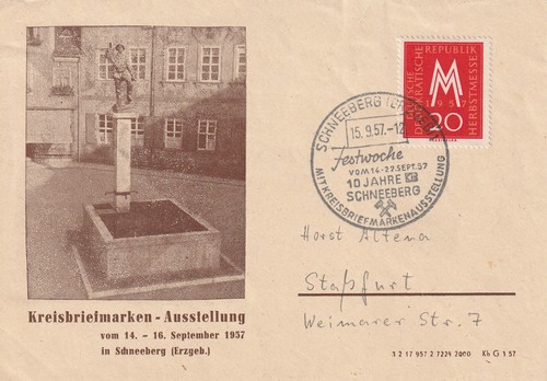Ganzsache bergbau ddr - bergbau,
